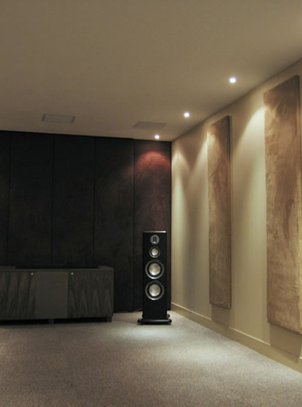 Home Sinema Akustik Panel Uygulaması