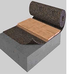 Titreşim Emici Mantarlı Kauçuk Levha